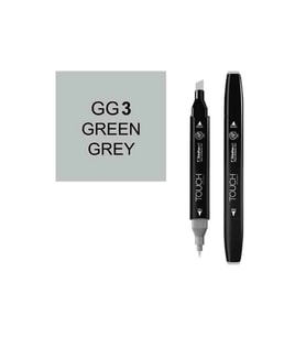 TOUCH TWIN GG3 ÇİFT UÇLU MARKER GREEN GREY