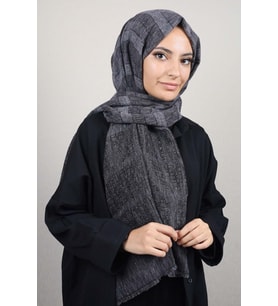 Desenli Aqua Şal - Desen-05