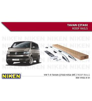 Vw Transporter T5 T6 T7 Tavan Çıtası Port Bagaj Taşıyıcı Gri Kısa