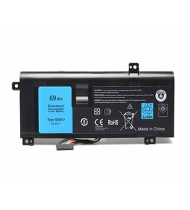 Dell Alienware 14 R1, G05YJ Notebook Bataryası Pili