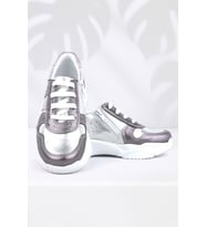 Rakerplus Hakiki Deri Platin Pembe Kalın Taban Kız Çocuk Sneakers Ayakkabı