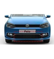 Volkswagen Polo 2014 - 2018 Tampon Orta Izgara Nikelajlı - 6C0853677