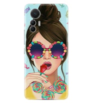 Xiaomi 12 Lite Kılıf Resimli Desenli Baskılı Silikon Sugar and Woman 1418