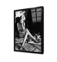Marilyn Monroe Çerçeveli Cam Tablo