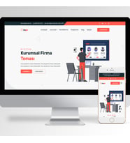 Hazır Kurumsal Web Sitesi Yazılımı V58