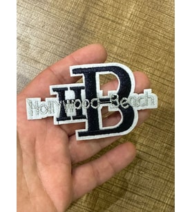 5X9 CM ÜTÜ İLE YAPIŞAN H VE B HARFİ ARMA YAMA DİKİŞ HOBİ AKSESUARI