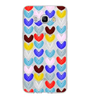PrintiFy Samsung Galaxy J5 2016 ile Uyumlu 1mm Slim Fit Water Color 1 Baskılı Şeffaf  Kılıf