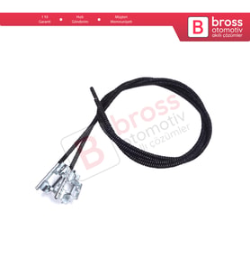 Peugeot 206 206+ 207 4/5 Kapı İçin Sunroof Tavan Cam Halat Spiral Kablo Seti Sağ Sol