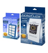 AeroFlow® Philips Specialist FC9102/29 Uyumlu Hijyen Paketi  1x FC8038/01 (Yıkanabilir) - 4x FC8021/03