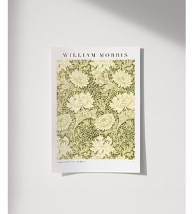 Çerçevesiz Poster William Morris Kasımpatı Deseni (Çok Renkli)