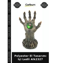 Özel Üretim Dekoratif Aydınlatma Modern Salon Polyester El Tasarımı İçi Ledli Alk2327