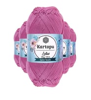 5 Adet Lotus Bikini Büstiyer Bluz Örgü İpi K775 Leylak