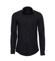 Desensiz Slim Fit Siyah Erkek Oduncu Gömlek - Wessi