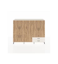 Hyperion Dolap 12 Raflı 2 Çekmeceli 7 Kapaklı 220x44x163 Aytaşı-Çam/Aytaşı