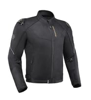 JK194 Motosiklet Montu Yazlık Fileli Dayanıklı Makro Kumaş Motorcu Mont Black