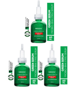 NEDOX 3 Adet Probio-bha Leke Karşıtı Green Serum 60ml