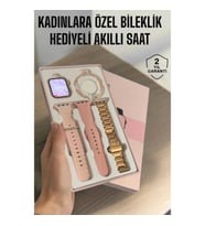 Mey İthalat® Akıllı Saat Adımsayar, Nabız Takibi ve GPS Destekli Kadınlara Özel