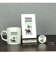 Cerrahi Asistanı Üçlü Set (Kupa + Telefon Standı + Anahtarlık)