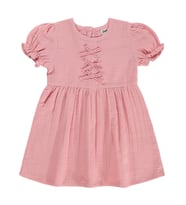 Civil Baby Meyve Düğmeli 6-18 Ay Elbise - Pembe