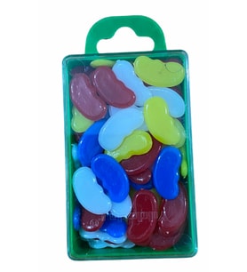 Yıldızlar Sayı Fasulyesi Plastik Kutulu - Yeşil
