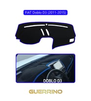 FIAT Doblo D3 2010-13 Modellerine UygunTORPİDO KORUMA HALISI MAVİ KENAR