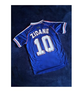Zinedine Zidane 98 Sezonu Efsane Nostalji Fransa Milli Takım Forması