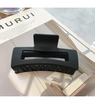 Mandal Toka İthal Ürün Büyük Boy 10 cm Mat Siyah Saç Tokası