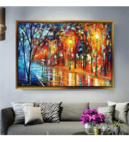 Altın Çerçeveli dekoratif tablo a470 (Gold)