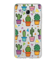PrintiFy Samsung Galaxy J5 2016 ile Uyumlu 1mm Slim Fit Water Color 4 Baskılı Şeffaf  Kılıf