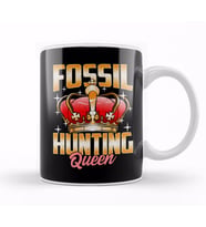 Cute Fossil Hunting Queen Girls Paleontologist Kupa Bardak Porselen