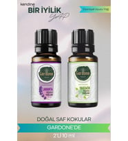 Lavanta + Yasemin ( Oda Kokusu Aroma Terapi Buhurdanlık / Difüzör Yağı ) Set 2 Adet x 10 ML