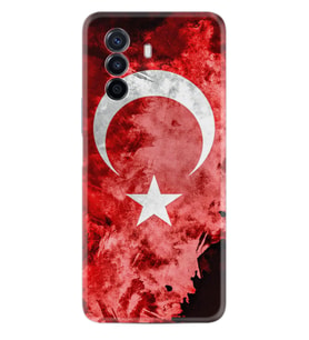 Huawei Nova Y70 Y90 Nova 9 SE  Kılıf Desemli Silikon Şanlı Türk Bayrağı 3 1395