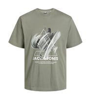 Jack & Jones 12254609 Jcotint Tee Ss Crew Neck Yeşil