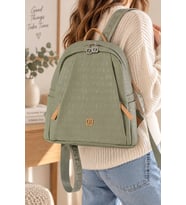 Krem 6026 Orijinal Just Polo Kadin 9 Bolmeli Orta Boy Sirt Cantasi 31x29 Cm