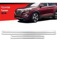 Hyundai Tucson  (2015-2020) Krom Yan Kapı Çıtası 4 Parça Paslanmaz Çelik
