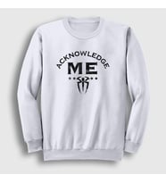 Presmono Unisex Beyaz Acknowledge Me Wwe Roman Reigns Sweatshirt 451638tt (Beyaz)