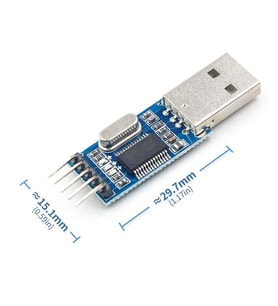 PL2303 USB to RS232 TTL UART Çevirici Modül Seri Port Haberleşme Mcu Uydu Alıcı Dvd GSM Telefon