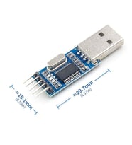 PL2303 USB to RS232 TTL UART Çevirici Modül Seri Port Haberleşme Mcu Uydu Alıcı Dvd GSM Telefon