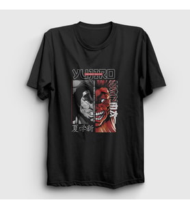 Presmono Unisex Siyah Strongest Yujiro Hanma Anime Baki T-Shirt 413190tt