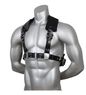 Erkek Deri Göğüs Harness Omuz ve Göğüs Aksesuarı