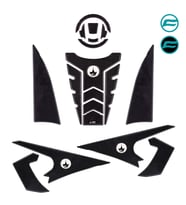 Grippatch - CF 450 NK 2024 ile Uyumlu Kaydırmaz 6D Karbon 21 Parça Tank Pad Seti GC18