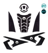 Grippatch - CF 450 NK 2024 ile Uyumlu Kaydırmaz 6D Karbon 21 Parça Tank Pad Seti GC18