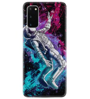 Samsung A02S A03S A10 A12 A13 A21S A22 Kılıf Desenli Silikon Astronot Signs 1753