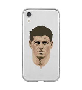 Iphone XR Uyumlu Steven Gerrard Tasarımlı Şeffaf Telefon Kılıfı