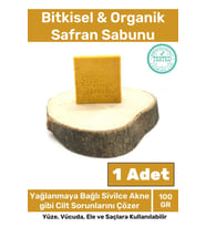 Özel Üretim %100 Doğal Koku Yüz Cilt Beyazlatıcı Organik Nemlendirici Safran Sabunu 1 Adet