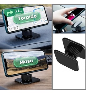 Jel Yapışkanlı Araba Telefon Tutucu Torpido Tipi Güçlü Masa Telefon Tutucu Telefon Sabitleyici
