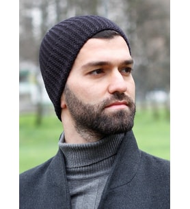 Siyah Örme Bere 7563