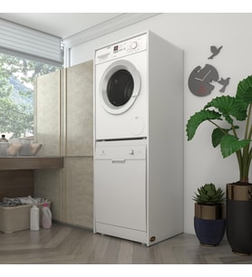 Kenzlife çamaşır-bulaşık makinesi dolabı boryamdf byz 180*70*60 % 100 mdf full mdf banyo kapaksız arkalıksız (Karışık)