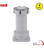 Ayarlanabilir Lüx Plastik Mutfak Dolap Ayağı 10-15 Cm (4 Adet)