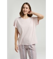 Pierre Cardin Kadın Bisiklet Yaka Kısa Kol Desenli Pijama Takım